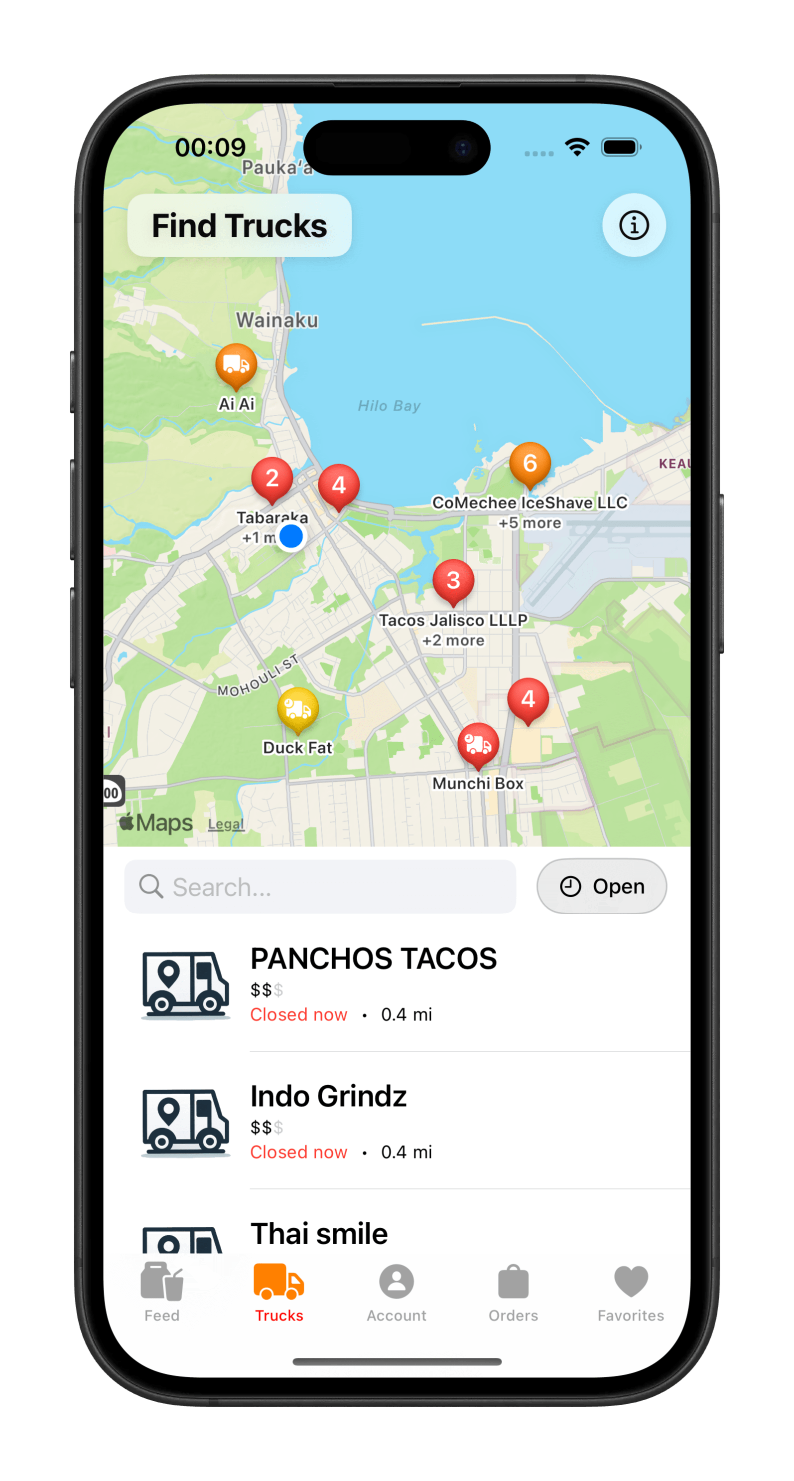 Interactive map discovery